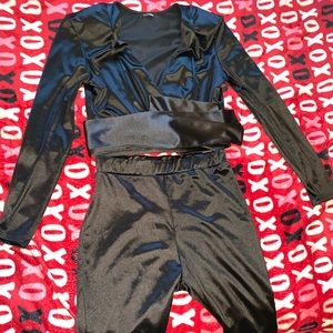 Two Piece matching set FASHIONOVA wore once